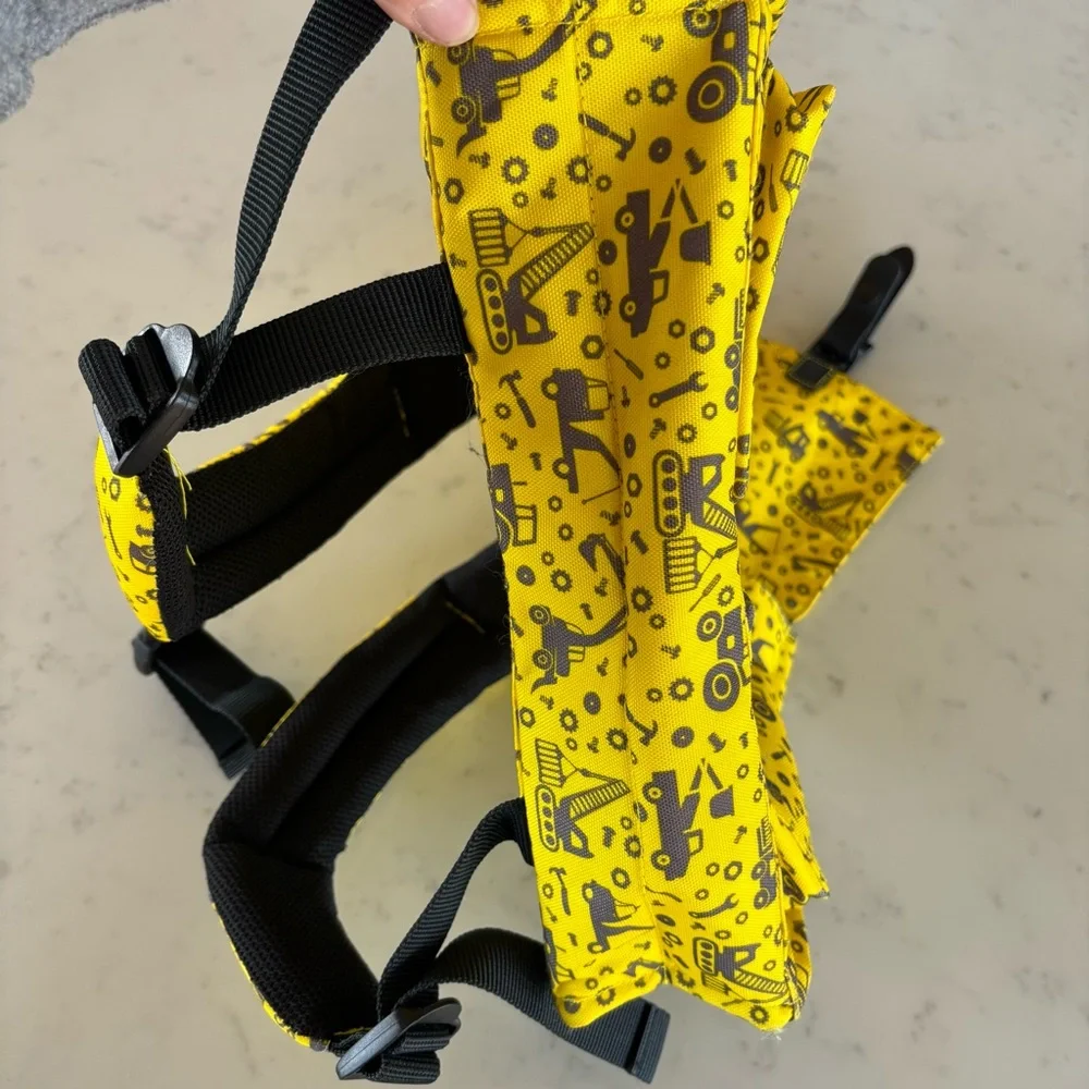 Tula Yellow Construction Themed Backpack‎